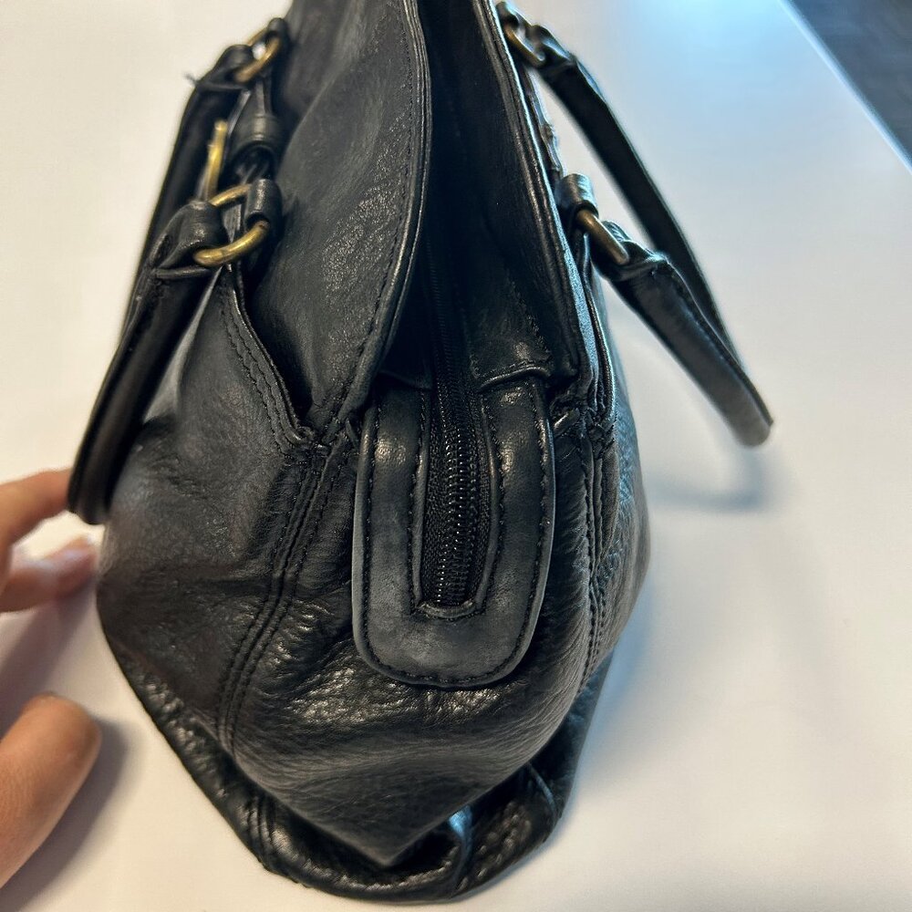 Etienne Aigner Soft Leather Small Top Handle Purse 9" tall x 12" wide x 3" deep - Picture 9 of 10